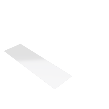 Découpe de Polycarbonate Incassable 3mm | 1245x342mm