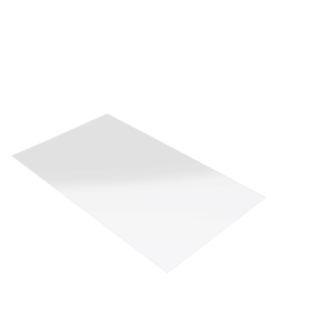 Découpe de Plexiglas Transparent 3mm | 348x200mm