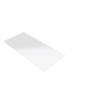 Découpe de Plexiglas Transparent 3mm | 438x200mm