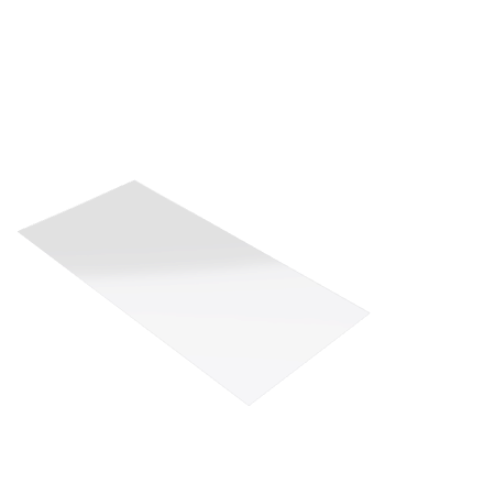 Découpe de Plexiglas Transparent 3mm | 438x200mm Découpe de Plexiglas Transparent 3mm | 438x200mm