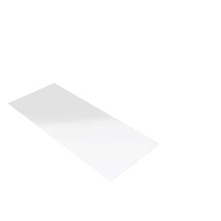 Découpe de Plexiglas Transparent 3mm | 502x200mm Découpe de Plexiglas Transparent 3mm | 502x200mm