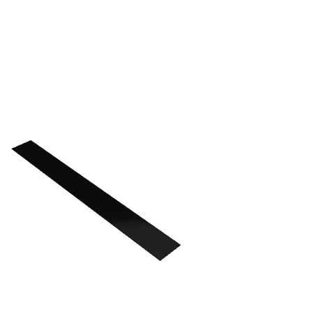 Découpe de Plexiglas Opaque Noir 3mm | 865x418mm Découpe de Plexiglas Opaque Noir 3mm | 865x418mm