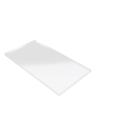 Découpe de Plexiglas Transparent 10mm | 120x62mm