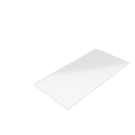 Découpe de Plexiglas Transparent 5mm | 129x283mm Découpe de Plexiglas Transparent 5mm | 129x283mm