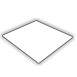 Découpe de Plexiglas Blanc Diffusant 4mm | 346x328mm