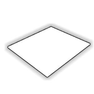Découpe de Plexiglas Blanc Diffusant 4mm | 300x350mm
