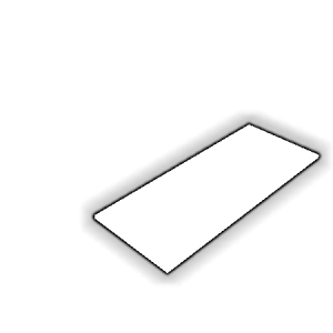 Découpe de Plexiglas Blanc Diffusant 4mm | 115x300mm