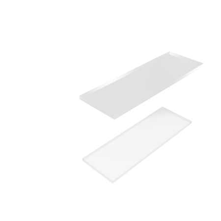 Découpe de Plexiglas Transparent 5mm | 70x50mm