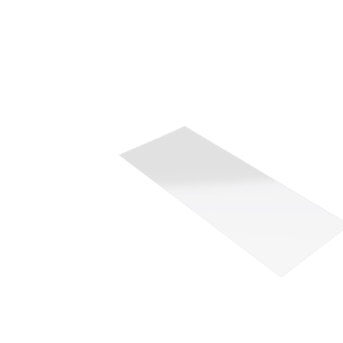 Découpe de Plexiglas Transparent 3mm | 849x300mm Découpe de Plexiglas Transparent 3mm | 849x300mm