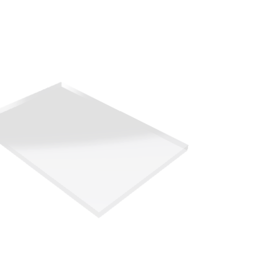 Découpe de Plexiglas Transparent 10mm | 180x120mm Découpe de Plexiglas Transparent 10mm | 180x120mm