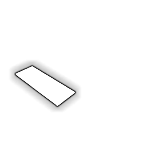 Découpe de Plexiglas Blanc Diffusant 4mm | 72x23mm