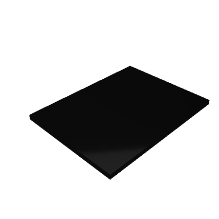 Découpe de Plexiglas Opaque Noir 10mm | 99x99mm Découpe de Plexiglas Opaque Noir 10mm | 99x99mm