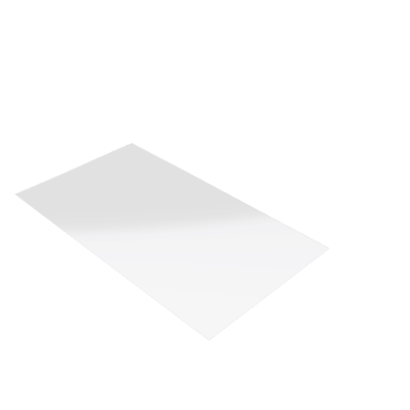 Découpe de Plexiglas Transparent 4mm | 500x280mm Découpe de Plexiglas Transparent 4mm | 500x280mm