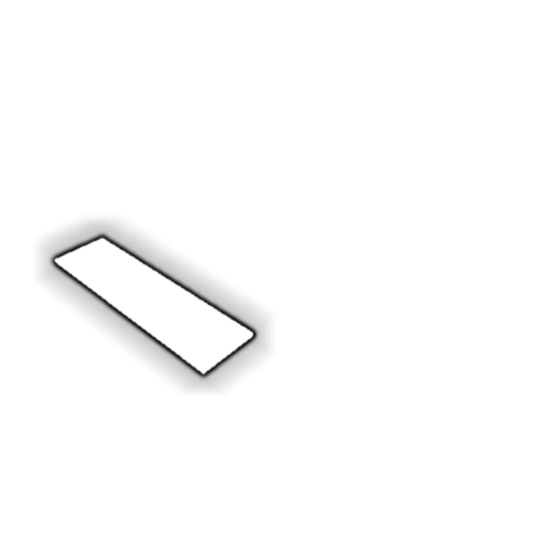 Découpe de Plexiglas Blanc Diffusant 4mm | 920x230mm