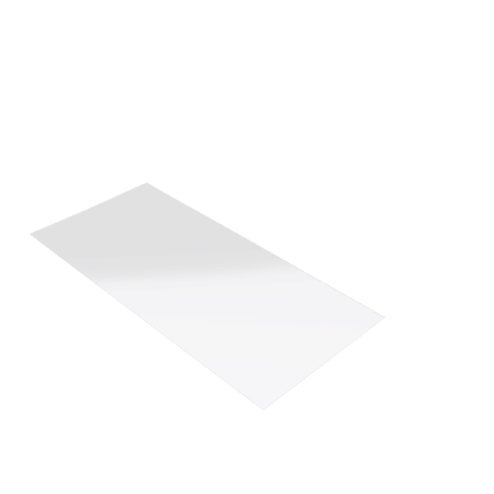 Découpe de Plexiglas Transparent 3mm | 443x200mm