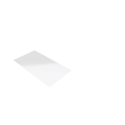 Découpe de Plexiglas Transparent 3mm | 100x50mm