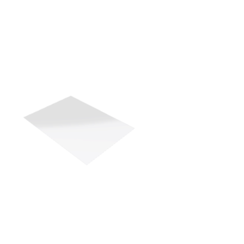 Découpe de Plexiglas Transparent 3mm | 500x330mm