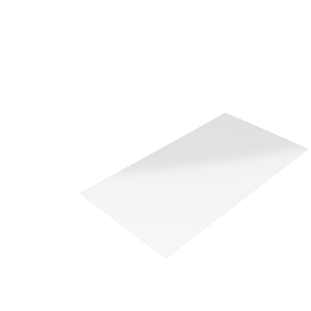 Découpe de Polycarbonate Incassable 3mm | 61x122mm