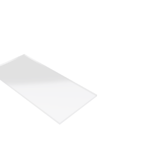 Découpe de Plexiglas Transparent 5mm | 1100x500mm | A
