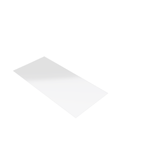 Découpe de Plexiglas Transparent 3mm | 80x33mm
