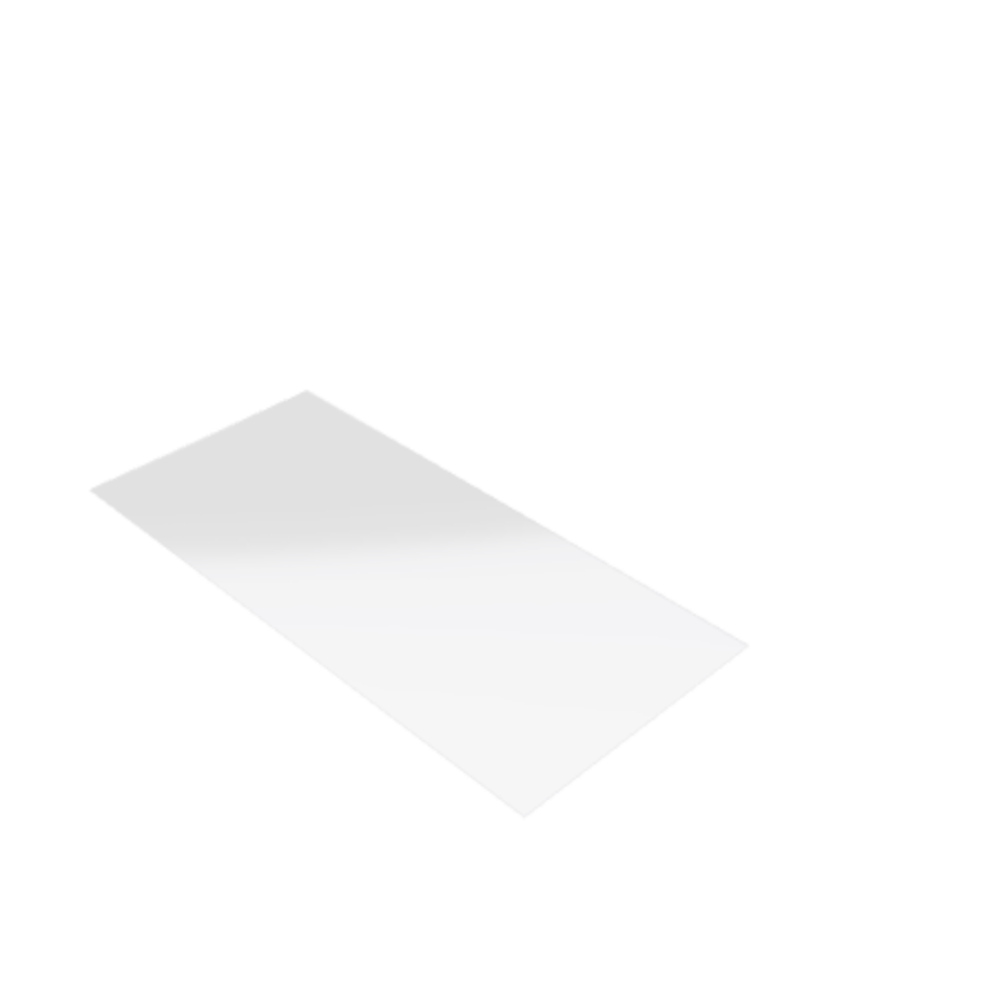 Découpe de Plexiglas Transparent 3mm | 80x33mm Découpe de Plexiglas Transparent 3mm | 80x33mm