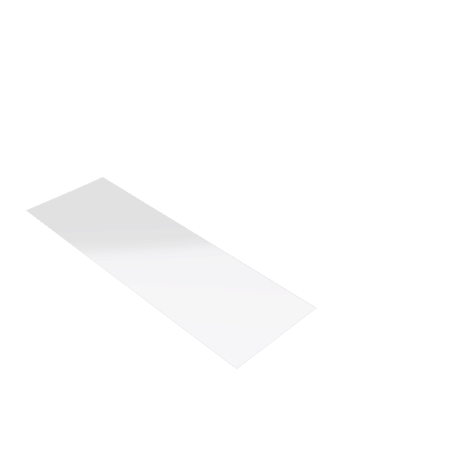Découpe de Plexiglas Transparent 3mm | 642x200mm