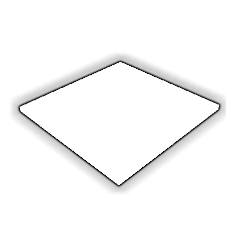 Découpe de Plexiglas Blanc Diffusant 10mm | 500x480mm