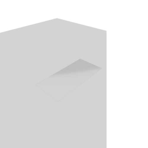 Découpe de Plexiglas Transparent 3mm | 200x480mm