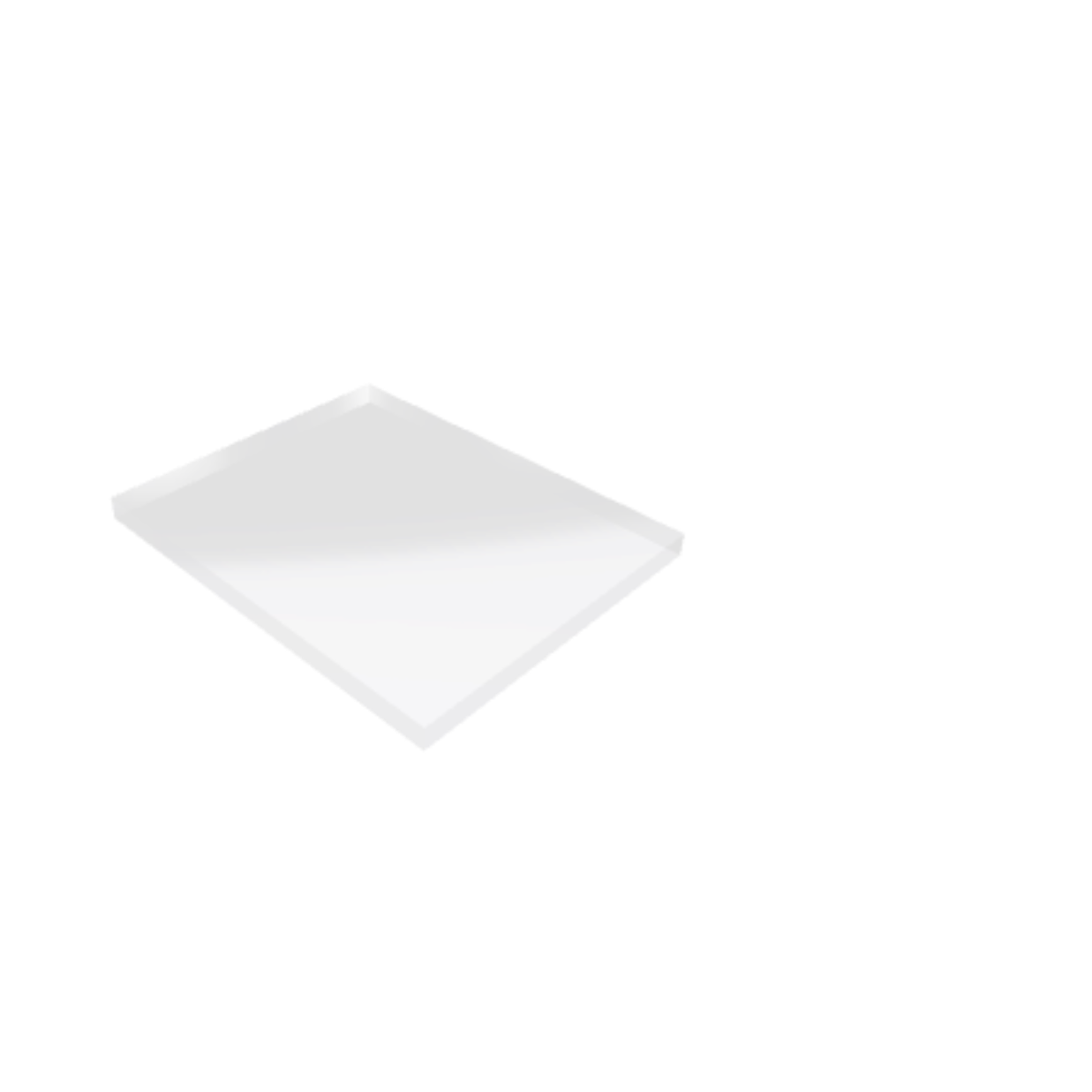 Découpe de Plexiglas Transparent 15mm | 690x510mm Découpe de Plexiglas Transparent 15mm | 690x510mm