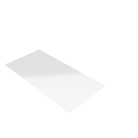 Découpe de Plexiglas Transparent 3mm | 412x200mm Découpe de Plexiglas Transparent 3mm | 412x200mm