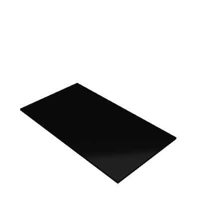 Découpe de Plexiglas Opaque Noir 3mm | 2130x1050mm