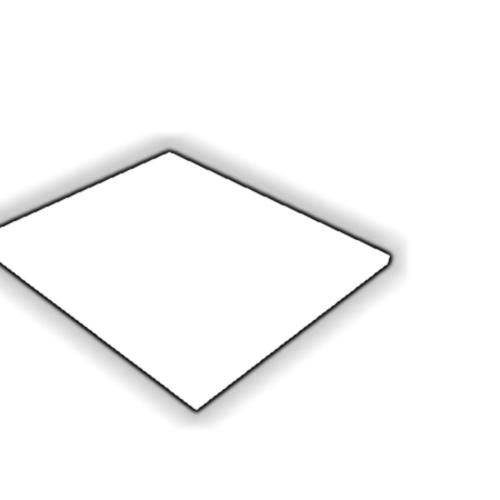 Découpe de Plexiglas Blanc Diffusant 8mm | 375x300mm
