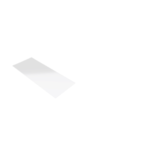 Découpe de Plexiglas Transparent 3mm | 118x46mm