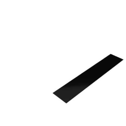 Découpe de Plexiglas Opaque Noir 3mm | 1253x740mm