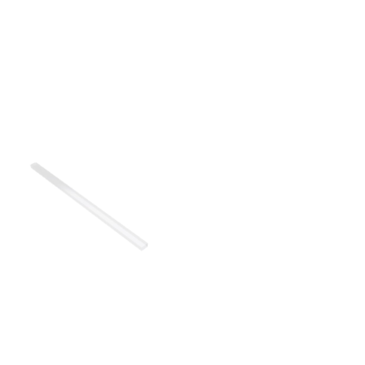 Découpe de Plexiglas Transparent 6mm | 118x46mm Découpe de Plexiglas Transparent 6mm | 118x46mm