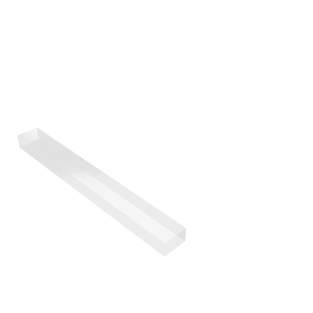 Découpe de Plexiglas Transparent 20mm | 550x550mm | A