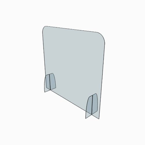 Séparation de table en Plexiglass