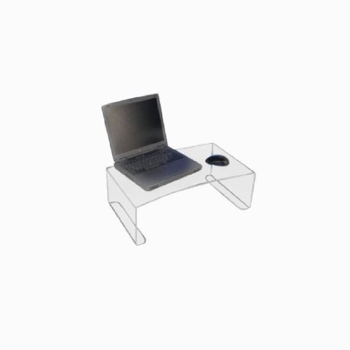 Tablette de canapé pour ordinateur en plexiglass