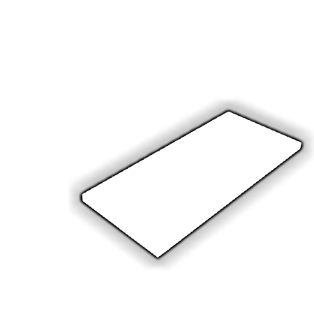 Découpe de Plexiglas Blanc Diffusant 10mm | 300x700mm