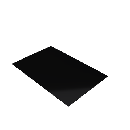 Découpe de Plexiglas Opaque Noir 3mm | 1000x600mm