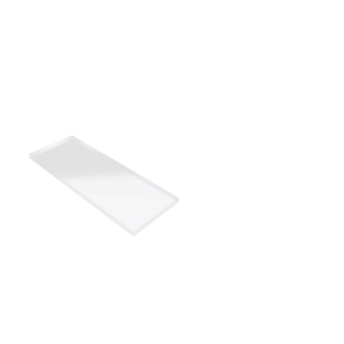 Découpe de Plexiglas Transparent 10mm | 186x67mm
