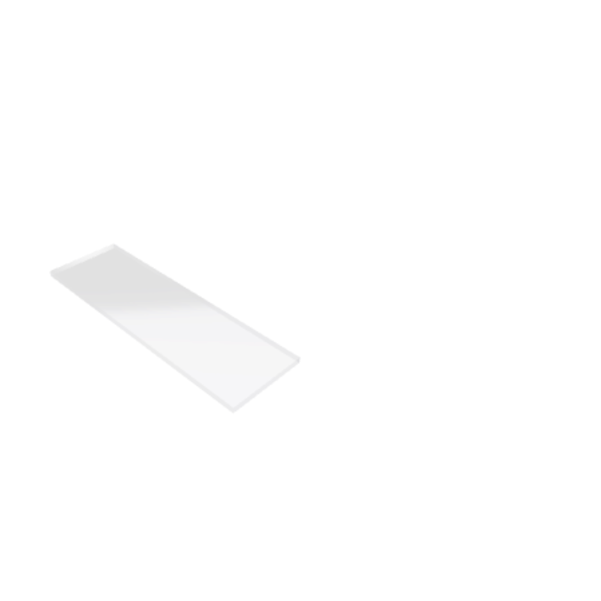 Découpe de Plexiglas Transparent 6mm | 910x270mm Découpe de Plexiglas Transparent 6mm | 910x270mm