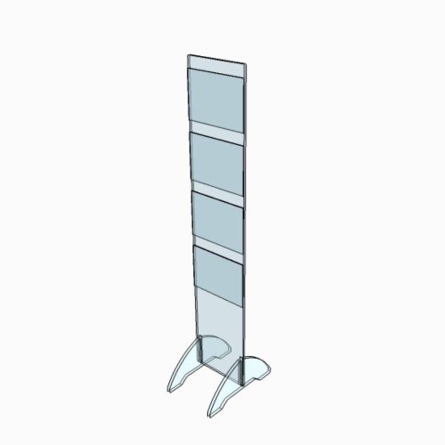 Panneau signalétique plexiglass A4