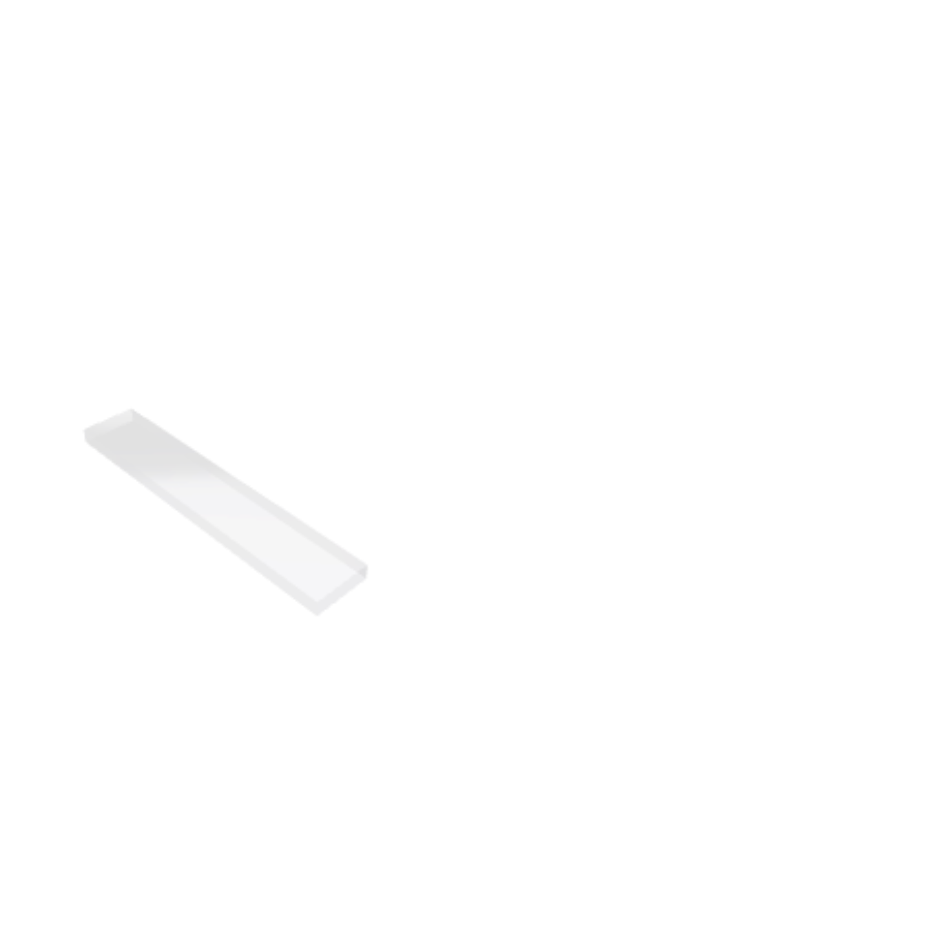 Découpe de Plexiglas Transparent 12mm | 2000x300mm Découpe de Plexiglas Transparent 12mm | 2000x300mm