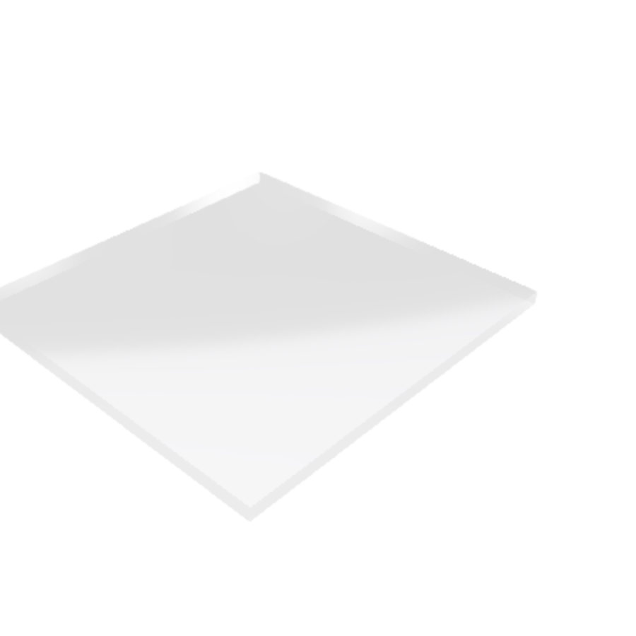 Découpe de Plexiglas Transparent 10mm | 125x123mm Découpe de Plexiglas Transparent 10mm | 125x123mm