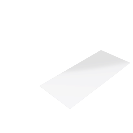 Découpe de Plexiglas Transparent 3mm | 200x492mm