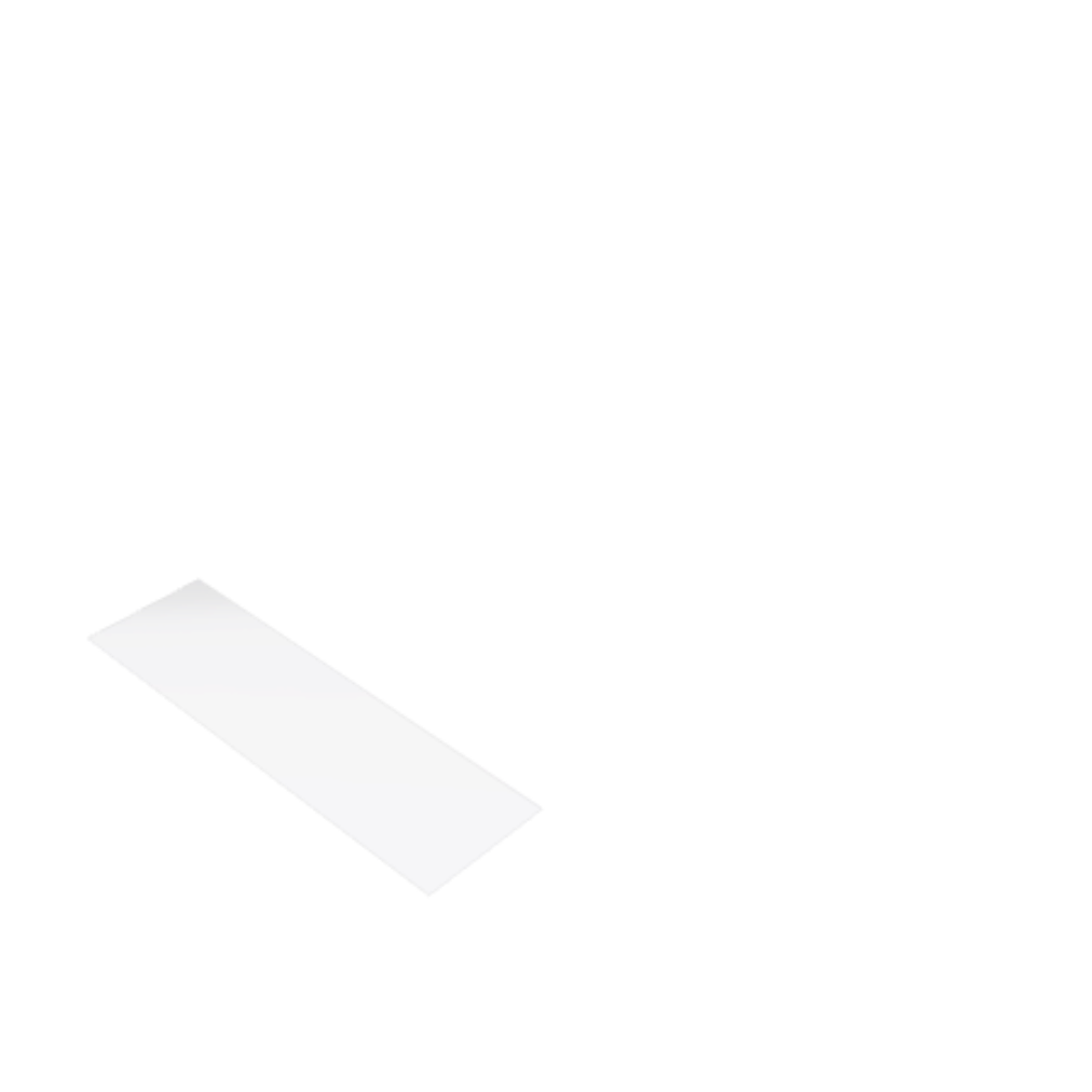Découpe de Plexiglas Transparent 3mm | 532x90mm Découpe de Plexiglas Transparent 3mm | 532x90mm