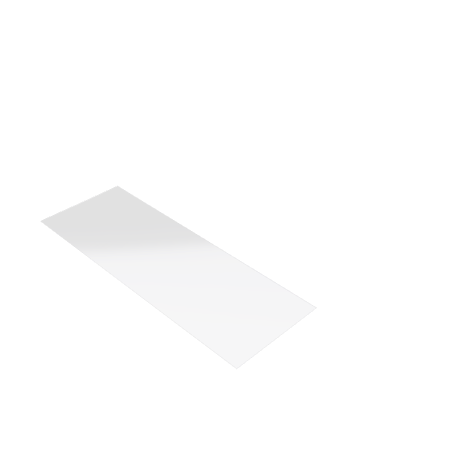 Découpe de Plexiglas Transparent 3mm | 80x25mm Découpe de Plexiglas Transparent 3mm | 80x25mm