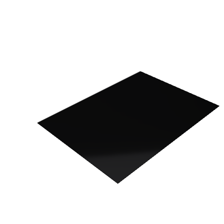 Découpe de Plexiglas Opaque Noir 3mm | 120x170mm | TA