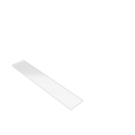 Découpe de Plexiglas Transparent 6mm | 140x20mm